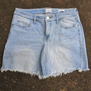 Waverly mid-rise denim shorts